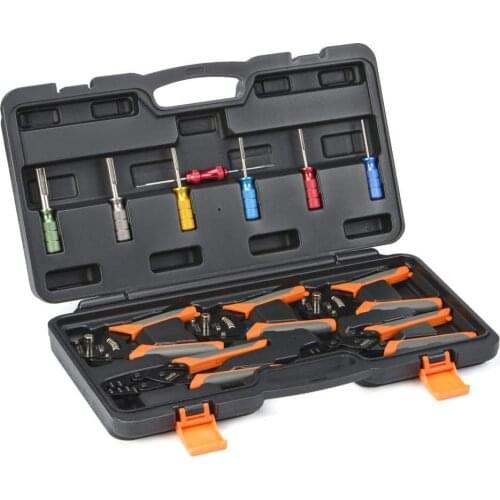 KIT-DC01(IWD-12/16/20,IWS-1424A/B) for Deutsch Terminals and Weather Pack Terminal Automotive crimping Tool Kit crimp plier set