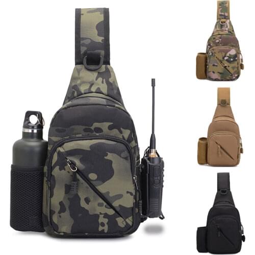Outdoor Shoulder Bag Military Tactical Climbing Travel Backpack Fishing Hunting Hiking Camping Camouflage Water Sling Chest Bag