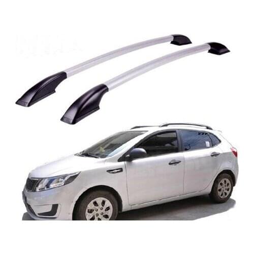 FUWAYDA car styling stickers Roof Rack Boxes Side Rails Bars Luggage Carrier A Set For KIA K2 RIO 2011 2012 2013 1.3 meters