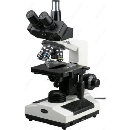 Doctor Veterinary Microscope--AmScope Supplies Doctor Veterinary Clinic Biological Trinocular Compound Microscope 40X-1600X