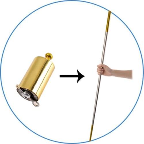 Wonderlife Portable 1.5m retractable metal magic wand accessories for magic show sticks Childrens adult performance toys