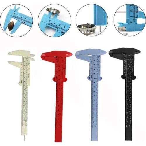 Portable 150MM Plastic Eyebrow Measuring Vernier Caliper Tattoo Caliper Ruler Plastic Permanent Makeup Measurement Tools