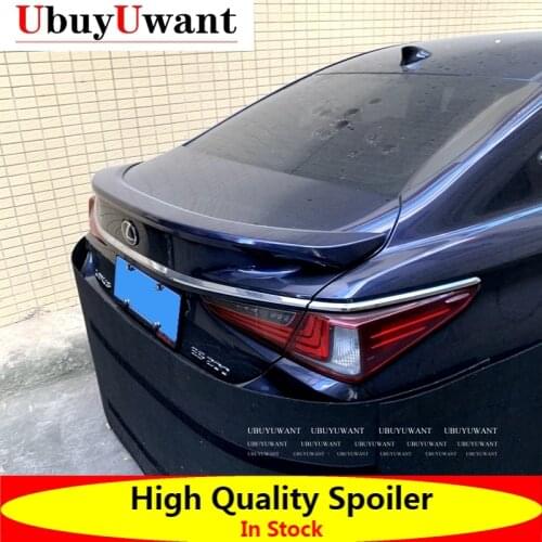 For Lexus ES 2018-2020 Spoiler ABS Material Car Rear Wing High Quality Rear Spoiler For Lexus ES250 ES300 ES350 2018-2020