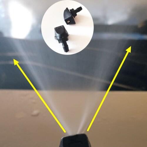 Universal 2pcs car windshield washer nozzle for Kia Rio 3 4 K2 K3 K5 K4 Cerato,Soul,Forte,Sportage R,SORENTO,Mohave,OPTIMA