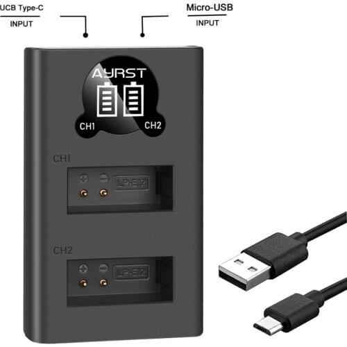 LP-E12 LPE12 LC-E12E USB battery charger For Canon EOS 100D M M2 M10 M50 Rebel SL1 100D Kiss X7