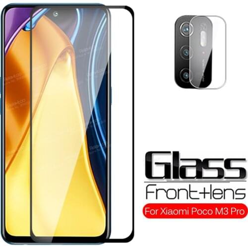 Protective Glass For Xiaomi Poco M3 Pro 5G Camera Tempered Glass Pocophone M 3 Pro 4G PocoM3 M3Pro Screen Protector Cover Film