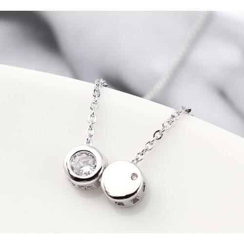 New Fashion Retro Geometric Pendant Collar Double chains leather simple choker Heart necklace gift for women girl 139154