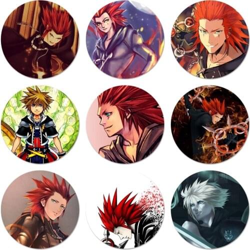 Anime Kingdom Hearts Icons Pins Badge Decoration Brooches Metal Badges For Clothes Backpack Decoration