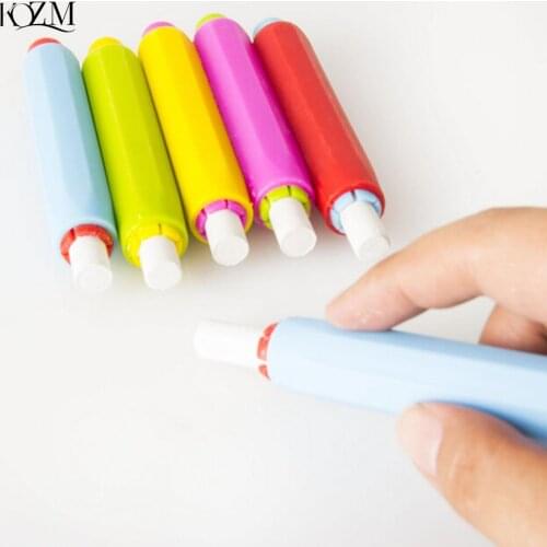 1Pcs For Teacher Children Home Education On Board New Chalk Holder stationery Holders Clean Teaching Hold Random Color