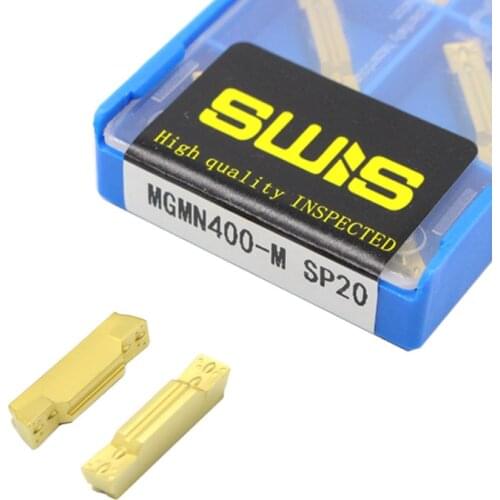 10PCS mgmn400 m sp20 grooving carbide inserts lathe cutter turning tool Parting and grooving tool Parting off cnc tool