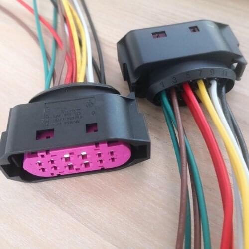 Xenon Lamp 12 Pin Connector, Pre Wired For VW, Audi VAG, 1J0941165, 1J0 941 165