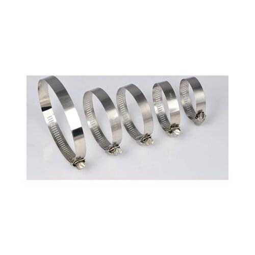 5PCS LF-Y10 American type stainless steel hose clamp 59-82mm