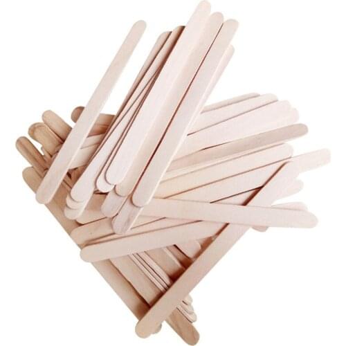 50Pcs/Lot 65*10mm 93*10mm 114*10mm Wooden Craft Sticks Natural Wood For Board game DIY kids Handwork Art Crafts Toys