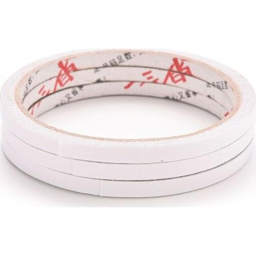 1-5pcs White Strong Adhesive Clear Double Sided Tape No Trace for Phone LCD Screen 6mm*10m