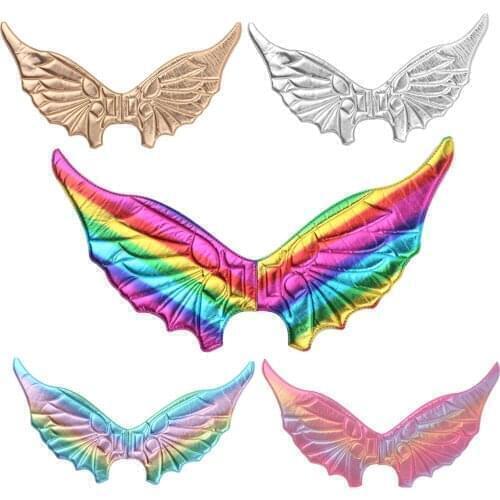 Unicorns Party Decor Rainbow Unicornios Wings Birthday Party Decorations Kids Boy Girl Halloween Christmas Performance Accessori