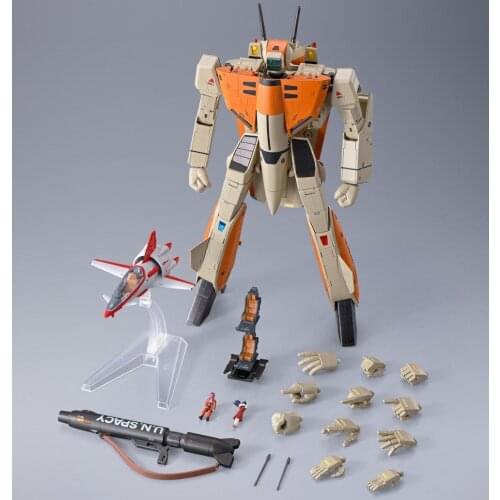 Original DX Super Alloy Macross VF-1D Valkyrie and Wind Leaf Racing Alloy Action Figure Toy Model 30cm