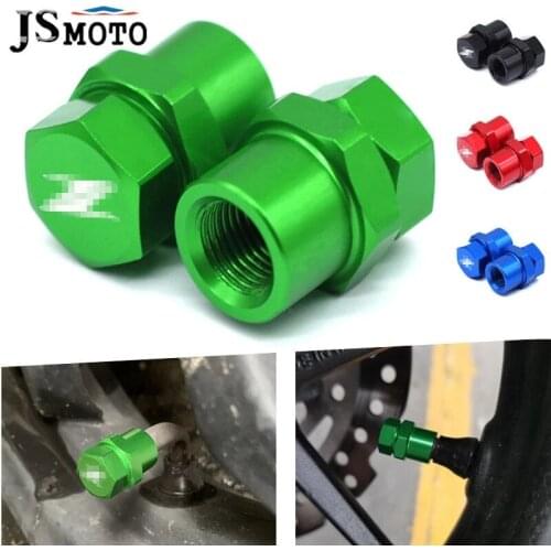 Motorcycle CNC Wheel Tire Valve Stem Airtight Covers For KAWASAKI Z650 Z750 Z800 Z900 Z900RS Z250 Z300 Z400 Z1000/SX ZX10R/6R