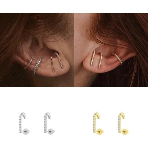 ISUEVA Chic Design 18K Gold Filled Ear Hook Cubic Zircon Stud Earrings For Women Jewelry Wholesale Free Shippings