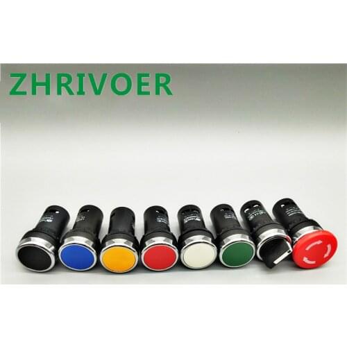 22mm La38 10A / 380V New La38 Series Button Switch Flat Button Emergency Stop