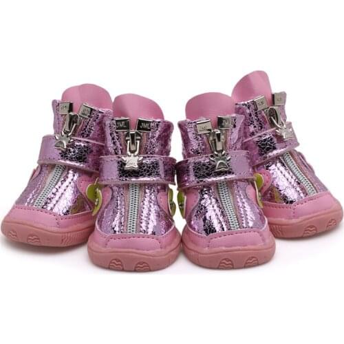 Pet Dog Cats Shoes Soft Sole Breathable Mesh Bright Fabric Leisure Dogs Shoes For Small Dogs Non Slip Spring Autumn Dogs Sneaker