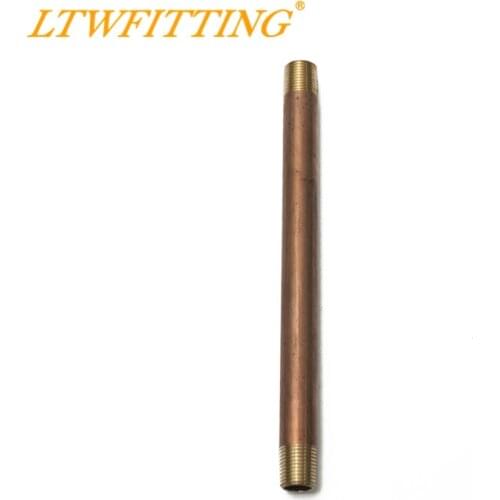 LTWFITTING Brass Pipe 5" Long Nipple Fitting 1/8 Male NPT Air Water