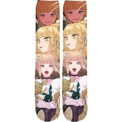 CLOOCL Men Socks Anime My Hero Academia Printed Straight Socks Unisex Middle Tube 3D Sock Hip-hop Street Wholesale Socks