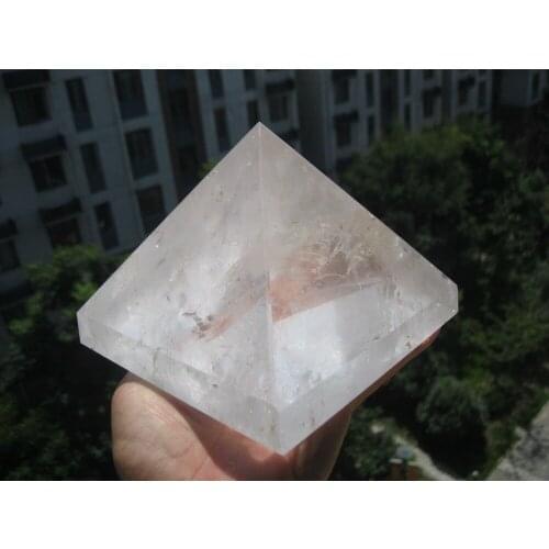 1770g(3.9lb) Natural Clear Quartz Crystal Pyramid Healing China