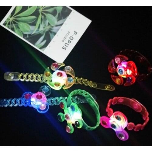 New Creative Luminous Toy Luminous Wrist Band Night Market Luminous Bracelet Luminous Children Watch Luminous