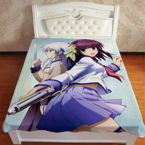 Anime Manga Angel Beats Throw Blanket 003