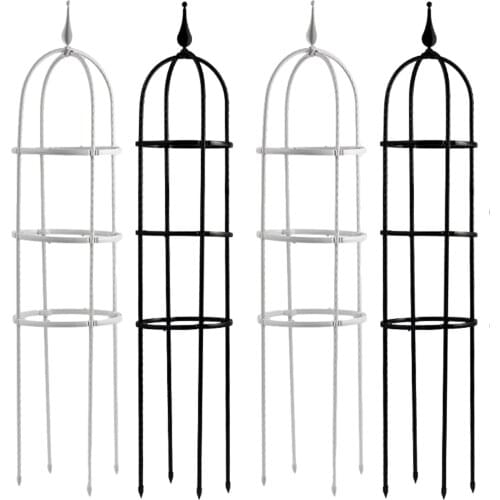 Garden Plant Climbing Trellis Spliced Steel Flower Frame Stand Wrought Iron European-style Bracket Plant Climbing Flower Stand