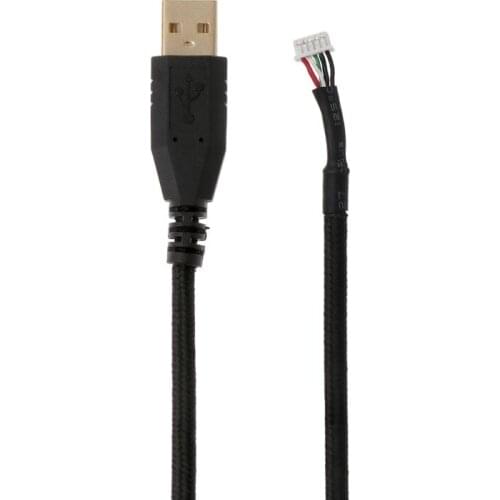 Gold Plated Durable Nylon Braided Line USB Mechanical Keyboard Cable Replacement Wire for razer BlackWidow X Chroma Mechanical