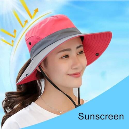 Womens Summer Hat Folding Portable Wide Brim Fishing Hiking Climbing Sun Hat Bucket Cap шляпа женская летняя