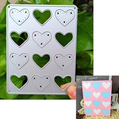 Carbon steel metal cutting die is suitable for DIY scraping album making 3D greeting card love frame 2020 NEW