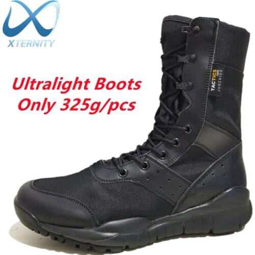 Ultralight Large Size Hiking Shoes Outdoor Waterproof Tactical Boots Durable Mens Sneakers Breathable Army Combat Boots Unisex