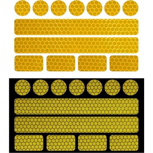 High Intensity Waterproof Reflective Stickers Reflector Decals For Bike