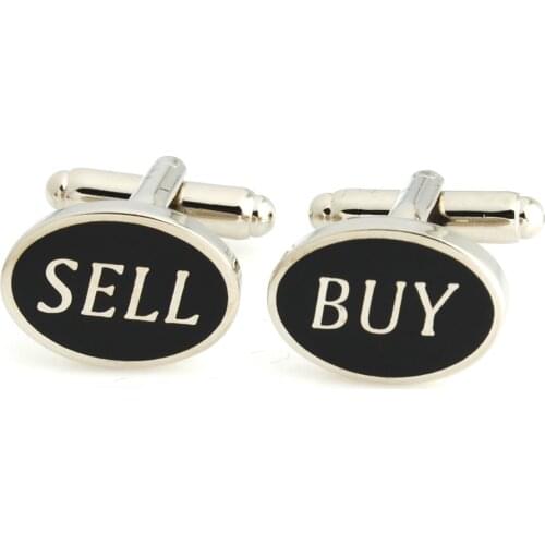 YH-421 Hot Selling Novelty Buy and Sell Cufflinks,Stock Market Cufflinks- Factory Direct Wholesale