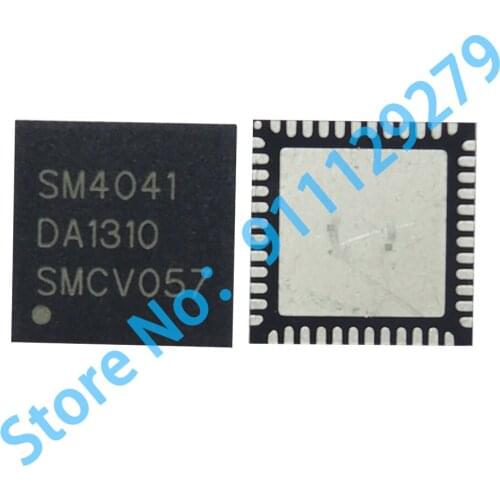 1-2pcs/Lot NEW SM4041 QFN-48 Rippled Lines Splash Screen Genuine LCD IC Chips