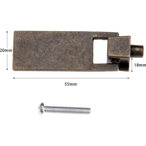 1Pc 60*20mm Antique Chinese Furniture Handle Wooden Gift Box Pull Knobs Cabinet Knobs and Handles Furniture Hardware