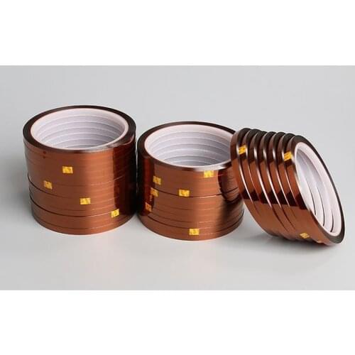 5mm X 30m High Temperature Heat Resistant Polyimide Adhesive Tape for Electronic Industry BGA