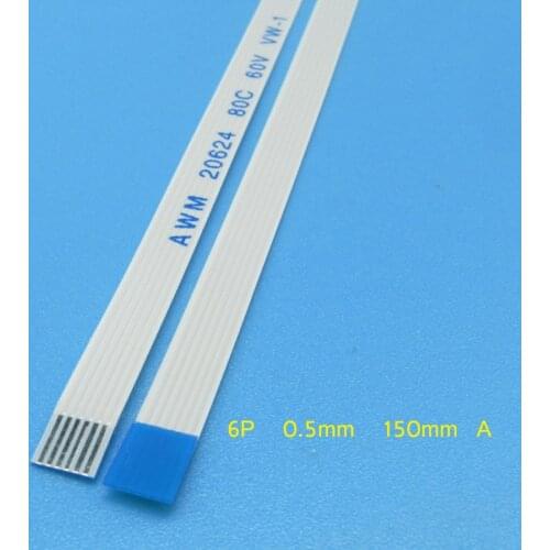5pcs/lot switch board Ribbon Flex Cable For ASUS K53S A53S X54 x54h A53 notebook 6pin 6p cable length 150mm 15cm Width 3.5mm