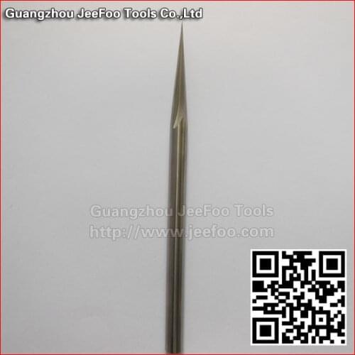 8*50H*10degree*0.3*150L Solid Carbide 2 Flutes Taper flat tip Cutting Tools/Bottom engraving bits