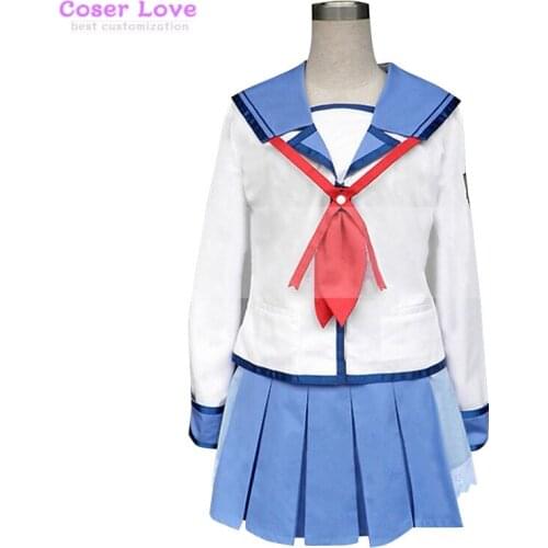 Angel Beats! Nakamura Yuri School Uniform Cosplay Costume Halloween Costume