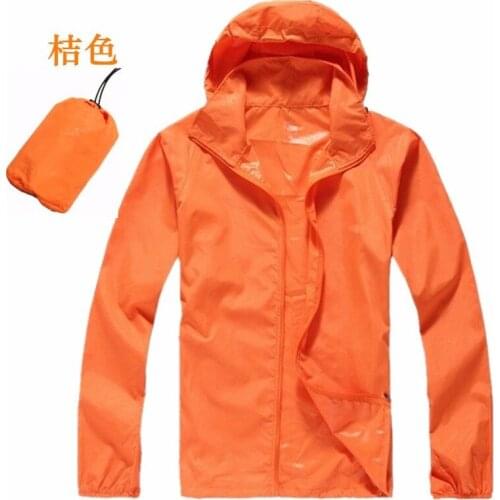 Unisex Quick Dry Men Hoodie Winter Windbreaker Sun Protection Clothing Outdoor Sports Coat Waterproof Ultra-light Wind-proof