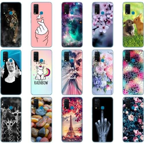 For Vivo Y30 Y50 Case Soft TPU Silicon Back Cover For Vivo Y 30 50 Coque VivoY30 VivoY50 Phone Case Protective Bumper Shell Bag