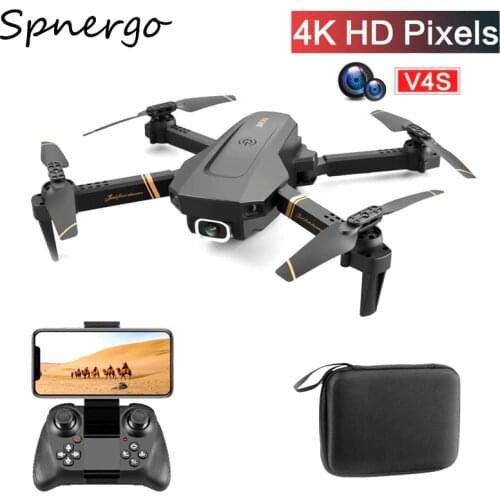 2021 New 4DRC V4 WIFI FPV Drone WiFi live video FPV 4K HD Wide Angle Camera Foldable Altitude Hold Durable RC Quadcopter