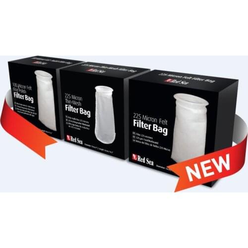 Red Sea Micron Felt & Thin Mesh aquarium filter bags.MICRON FILTER BAGS reusable felt and thin-mesh aquarium filter bags