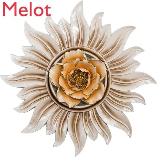 Sofa Background Wall Decoration Pendant European Wall Creative SUNFLOWER TV Background Wall Decoration