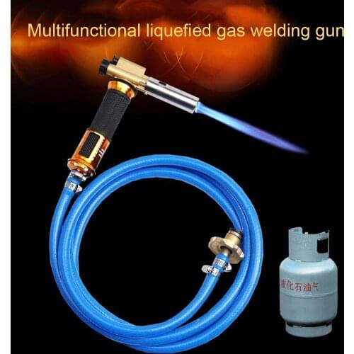 Liquefied Electronic Ignition Welding Gun Torch Machine Equipment with 2.5M Hose for Soldering Cooking Brazing Heating Tool