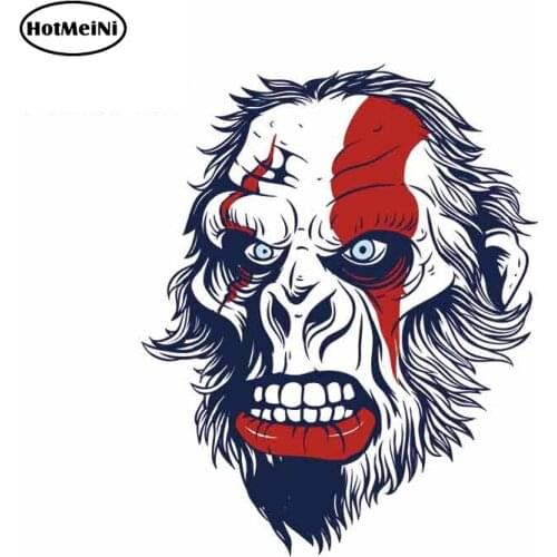 HotMeiNi 13cm x 10.6cm for God of War Ghost of Sparta Sun Wuk Monkey Funny Car Stickers DIY Waterproof Car Decoration Decals