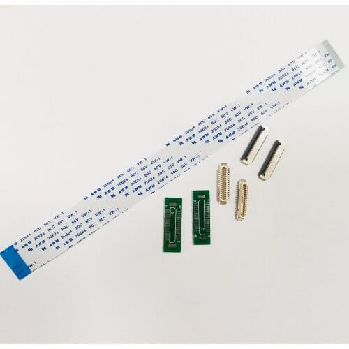 （10pcs/lot) Lvds FFC cable HRSDF9-31V-1S 31pin 1mm pitch 500mm long Flat Flexible Ribbon cables